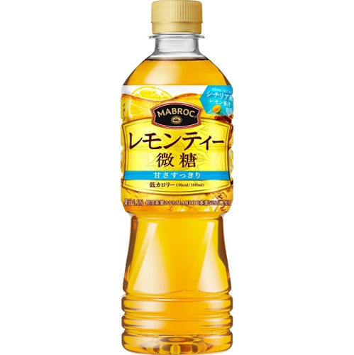 ポッカサッポロフード マブロックレモンティー微糖Ｐ５２５ｍｌ 【新商品 2/26 発売】 【今月の特売 飲料水】 【購入入数２４個】