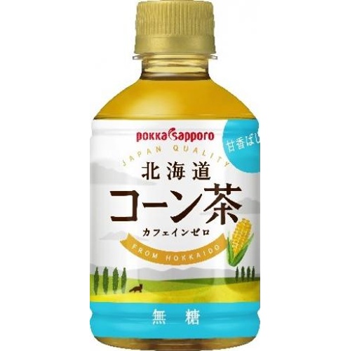 ポッカサッポロフード 北海道コーン茶 Ｐ２７５ｍｌＨ＆Ｃ 【今月の特売 飲料水】 △ 【購入入数２４個】