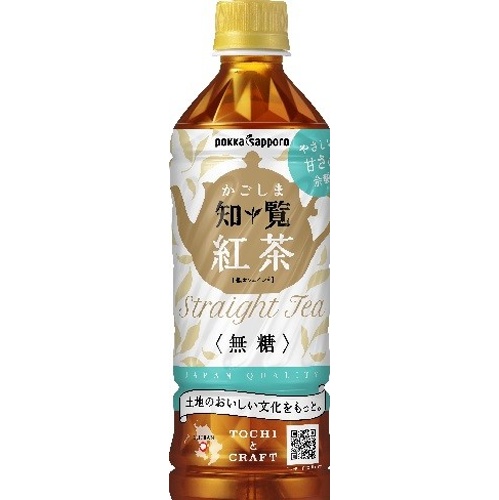 ポッカサッポロフード かごしま知覧紅茶無糖Ｐ５００ｍｌ 【今月の特売 飲料水】 □お取り寄せ品 【購入入数２４個】