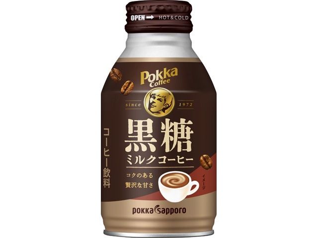 ポッカサッポロフード 黒糖ミルクコーヒー Ｂ缶２６０ｇ 【新商品 9/8 発売】 【今月の特売 飲料水】 □お取り寄せ品 【購入入数２４個】