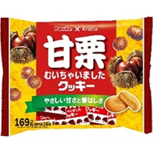 フルタ 甘栗むいちゃいましたクッキー１６９ｇ □お取り寄せ品 【購入入数１４個】