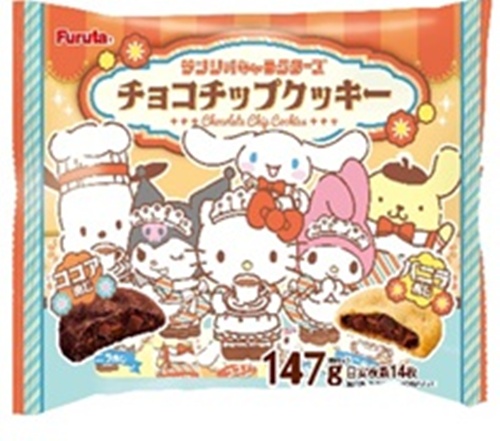 フルタ サンリオキャラクターズチョコチップクッキー 【新商品 6/23 発売】 □お取り寄せ品 【購入入数２８個】