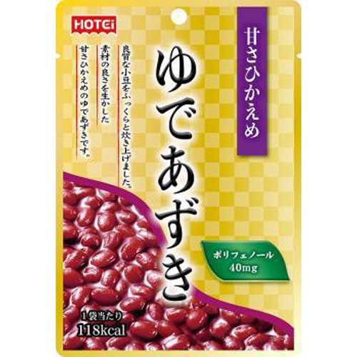 ホテイ ゆであずき パウチ９０ｇ □お取り寄せ品 【購入入数２４個】