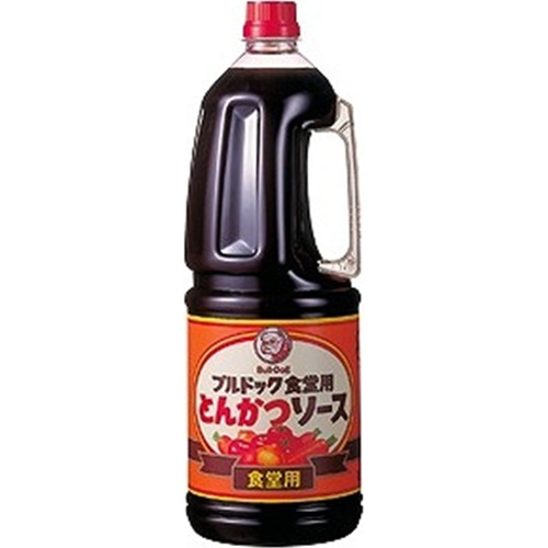 ブルドック 食堂用とんかつソース１．８Ｌ業務用 △ 【購入入数１個】