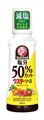 ブルドック 塩分５０％カットウスター２００ｍｌ □お取り寄せ品 【購入入数２０個】