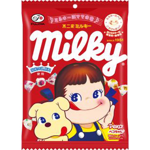 不二家 ミルキー袋 １００ｇ 【今月の特売 菓子】 △ 【購入入数６個】【数量限定】◆