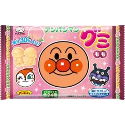 不二家 アンパンマングミ もも６粒 【新商品 3/25 発売】 △ 【購入入数２０個】【数量限定】◆