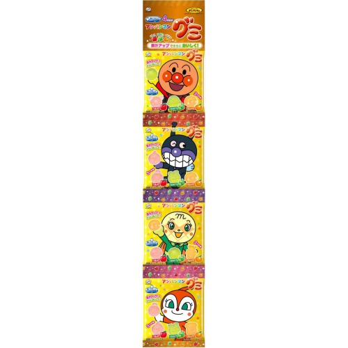 不二家 アンパンマングミ４連 △ 【購入入数１０個】【数量限定】◆