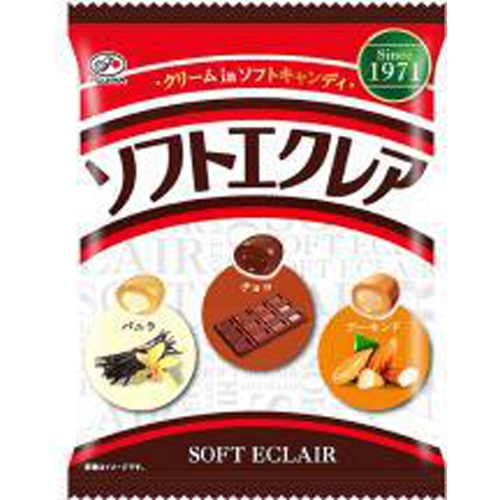 不二家 ソフトエクレア袋 ９３ｇ 【今月の特売 菓子】 □お取り寄せ品 【購入入数４８個】◆