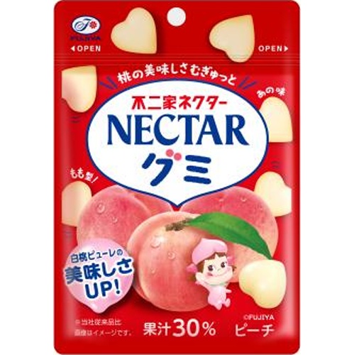 不二家 ネクターグミ（ピーチ）４８ｇ △ 【購入入数１０個】【数量限定】◆