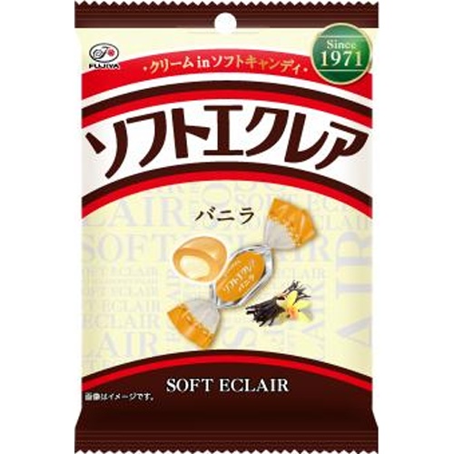 不二家 ソフトエクレア バニラ３７ｇ 【新商品 4/22 発売】 □お取り寄せ品 【購入入数１２０個】【数量限定】◆