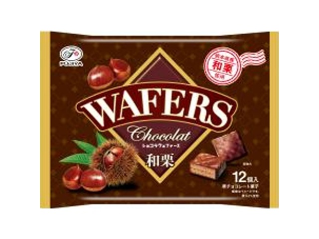 不二家 ショコラウェファース 和栗１２個 【新商品 9/22 発売】 【今月の特売 菓子】 □お取り寄せ品 【購入入数１８個】【数量限定】◇