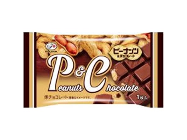 不二家 ピーナッツ＆チョコレート１枚 【新商品 9/16 発売】 △ 【購入入数８個】【数量限定】◇