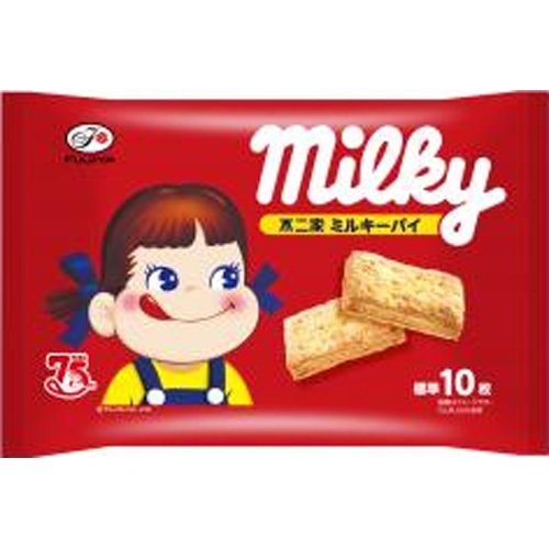不二家 ミルキーパイ ８７ｇ 【新商品 7/1 発売】 □お取り寄せ品 【購入入数１８個】【数量限定】◆