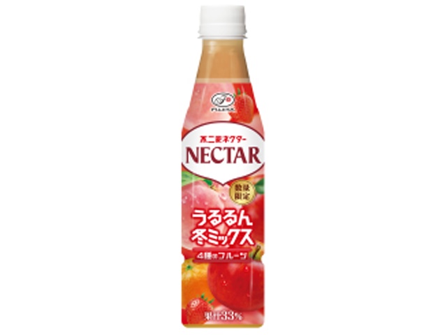 不二家 ネクターうるるん冬ミックス Ｐ３５０ｍｌ 【新商品 12/8 発売】 △ 【購入入数２４個】【数量限定】◇