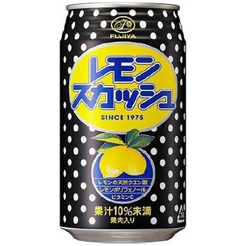 不二家 レモンスカッシュ 缶３５０ｇ  【購入入数２４個】◆