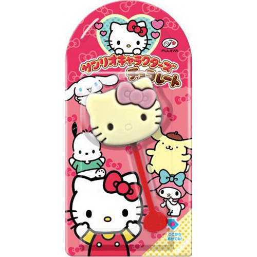 不二家 サンリオキャラクターズチョコ １本 △ 【購入入数１２個】【数量限定】◆