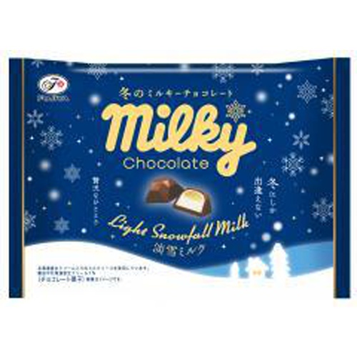 不二家 冬のミルキーチョコレート淡雪ミルク１０粒 【新商品 11/14
