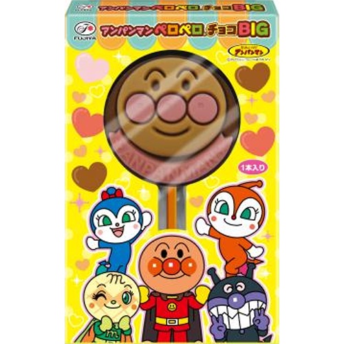 不二家 アンパンマンペロペロチョコＢＩＧ１本 □お取り寄せ品 【購入入数１０個】【数量限定】◆