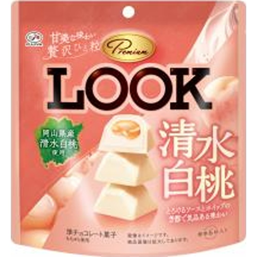 不二家 プレミアムルック 清水白桃パウチ４１ｇ 【新商品 6/3 発売】 □お取り寄せ品 【購入入数４８個】【数量限定】◆