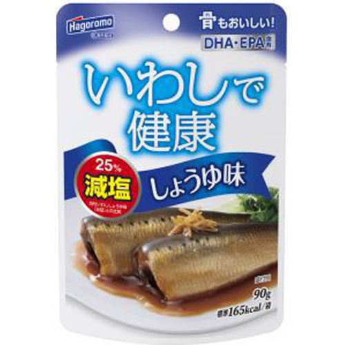 はごろも いわしで健康 しょうゆ味パウチ９０ｇ □お取り寄せ品 【購入入数１２個】