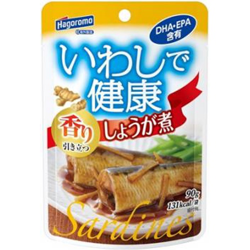 はごろも いわしで健康しょうが煮パウチ ９０ｇ □お取り寄せ品 【購入入数１２個】