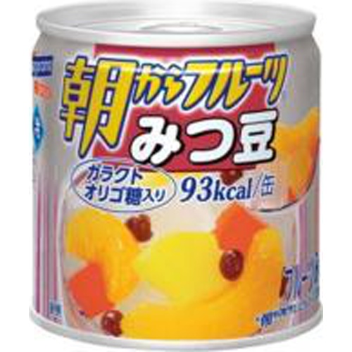 はごろも 朝からフルーツ みつ豆１９０ｇ □お取り寄せ品 【購入入数２４個】（入荷までお時間がかかります）