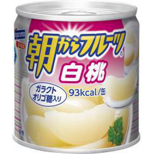はごろも 朝からフルーツ 白桃１９０ｇ □お取り寄せ品 【購入入数２４個】（入荷までお時間がかかります）