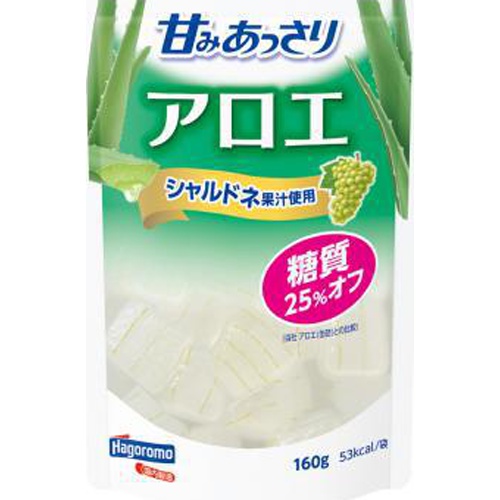 はごろも 甘みあっさりアロエ パウチ１６０ｇ □お取り寄せ品 【購入入数２４個】（入荷までお時間がかかります）