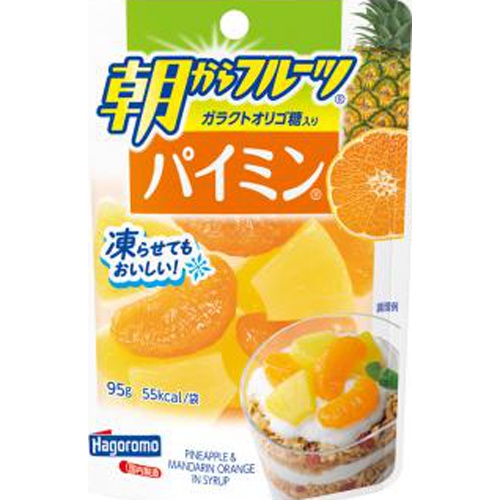 はごろも 朝からフルーツ パイミンパウチ９５ｇ 【新商品 2/19 発売】 □お取り寄せ品 【購入入数２４個】