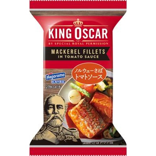 はごろも キングオスカーノルウェーさばトマトソース □お取り寄せ品 【購入入数４８個】（入荷までお時間がかかります）