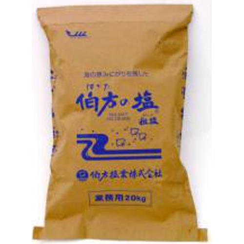 伯方の塩 粗塩２０ｋｇ業務用 □お取り寄せ品 【購入入数１個】