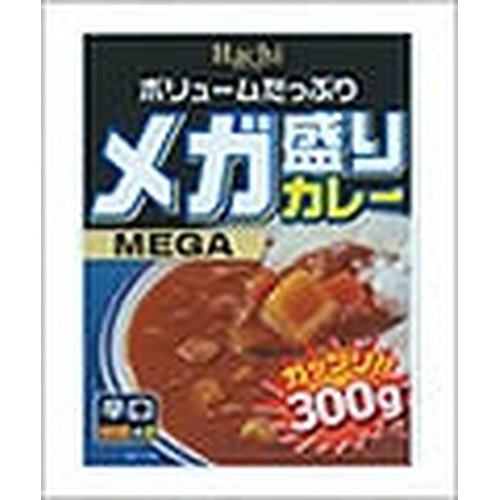 ハチ食品 メガ盛りカレー辛口３００ｇ △ 【購入入数２０個】