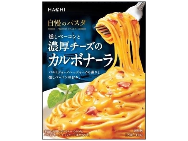 ハチ食品 濃厚チーズのカルボナーラ １２０ｇ 【新商品 9/20 発売】 △ 【購入入数２０個】
