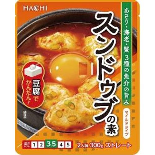 ハチ食品 スンドゥブの素 ３００ｇ □お取り寄せ品 【購入入数２０個】