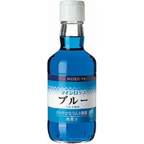 明治屋 ＭＹシロップブルーラムネ風味 ３５０ｍｌ □お取り寄せ品 【購入入数１５個】