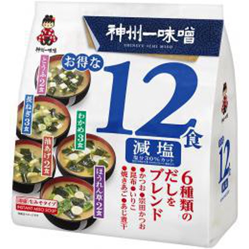 神州一 お得な１２食減塩 【今月の特売 調味料】 △ 【購入入数６個】