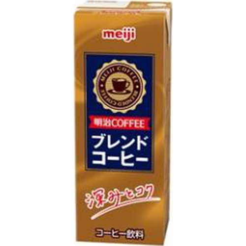 明治 ＣＯＦＦＥＥ ブレンドコーヒー紙２００ｍｌ □お取り寄せ品 【購入入数２４個】