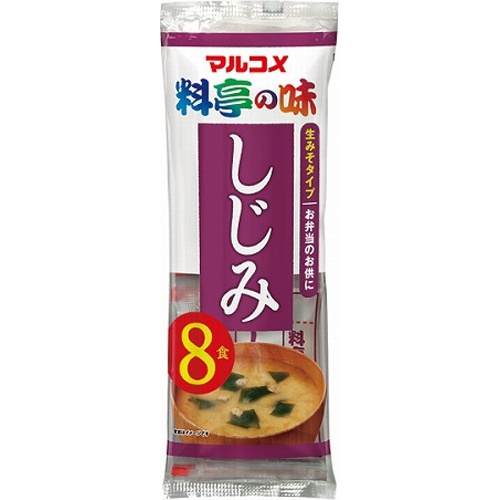 マルコメ 即席生みそ汁 しじみ８食入 △ 【購入入数１２個】