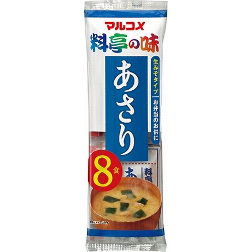 マルコメ 即席生みそ汁 あさり８食入 △ 【購入入数１２個】