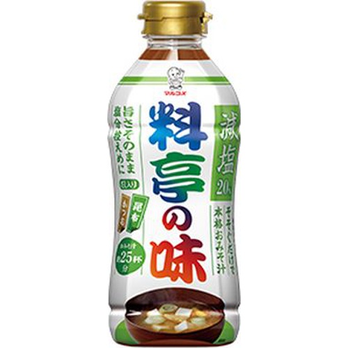 マルコメ 液みそ料亭の味減塩 ４３０ｇ 【今月の特売 調味料】 □お取り寄せ品 【購入入数１２個】