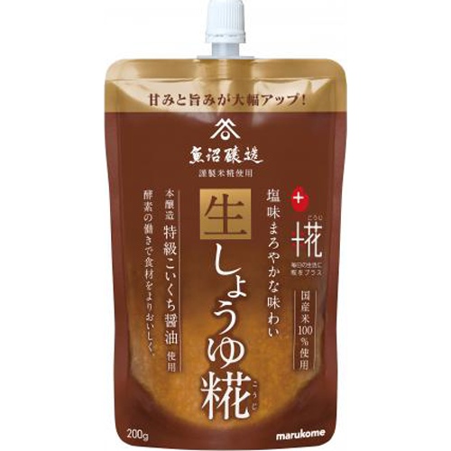 マルコメ プラス糀 生しょうゆ糀２００ｇ □お取り寄せ品 【購入入数３２個】