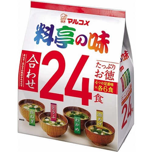 マルコメ たっぷりお徳料亭の味２４食 △ 【購入入数６個】