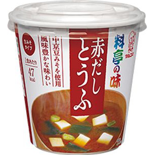 マルコメ カップ料亭の味赤だしとうふ １食  【購入入数６個】