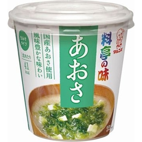 マルコメ カップ料亭の味 あおさ１食  【購入入数６個】