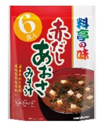 マルコメ お徳用料亭の味 赤だしあおさ６食 □お取り寄せ品 【購入入数４２個】