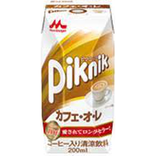 森乳 ピクニック カフェオレプリズマ２００ｍｌ □お取り寄せ品 【購入入数２４個】