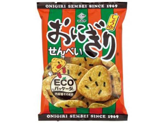 マスヤ おにぎりせんべい ６２ｇ 62g 入り 食品 菓子問屋 タジマヤ 卸ネット 菓子 駄菓子 食品 飲料 雑貨の仕入れ問屋 タジマヤ 卸ネット