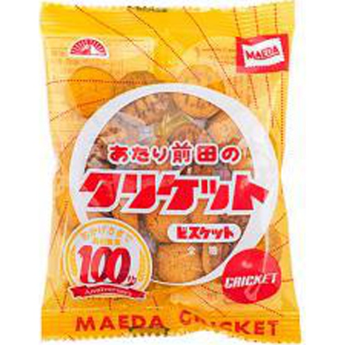 前田 あたり前田のクリケットビスケット２２ｇ □お取り寄せ品 【購入入数１００個】（入荷までお時間がかかります）