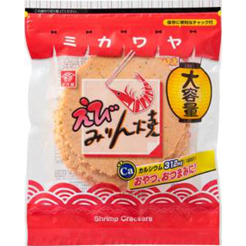 三河屋 大容量１２枚えびみりん焼 【今月の特売 菓子】 □お取り寄せ品 【購入入数２４個】